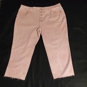 👖⚜️Light Pink Ankle Jeans